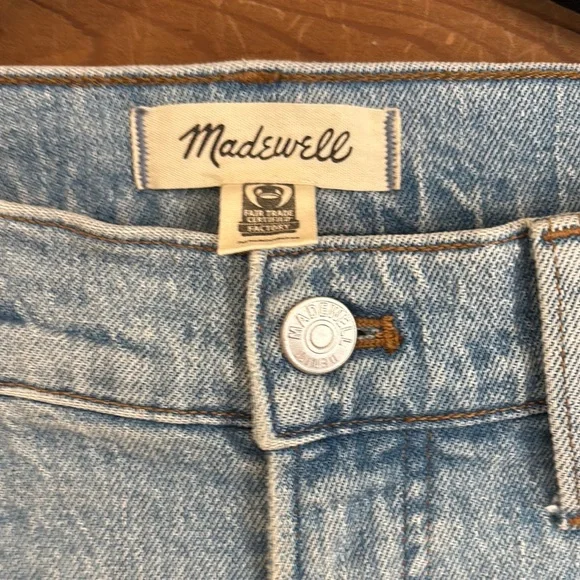 Madewell Blue Relaxed Fit Ankle Jeans Size 29 - Picture 2 of 5